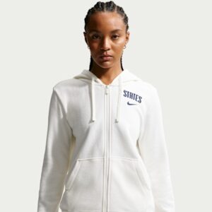 Nike Usa Wnsw Club Fleece Hoodiefz - Mujer