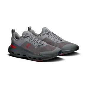 On Cloudpulse Next Gris con Rojo