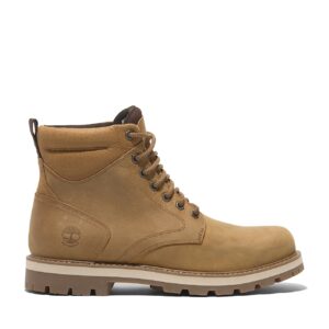 Timberland Britton Road Mid Lace-Up Waterproof Beige - vista lateral