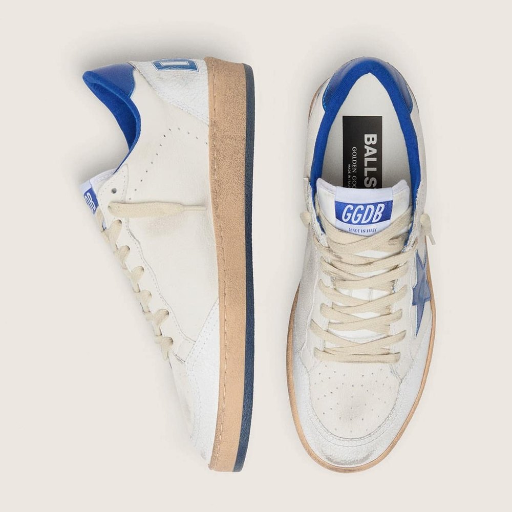 Golden Goose Ball Star Estrella Azul – vista superior