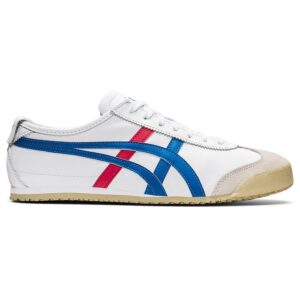 Onitsuka Tiger Mexico 66 Blanco con Azul y Rojo - vista lateral