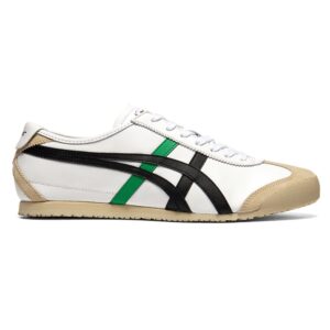 Onitsuka Tiger Mexico 66 Blanco con Verde y Negro - vista lateral