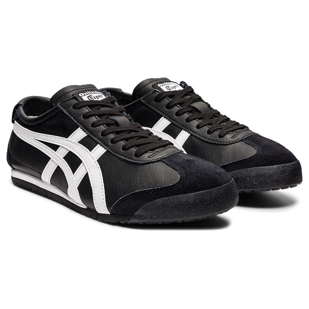 Onitsuka Tiger Mexico 66 Negro con Blanco - vista frontal