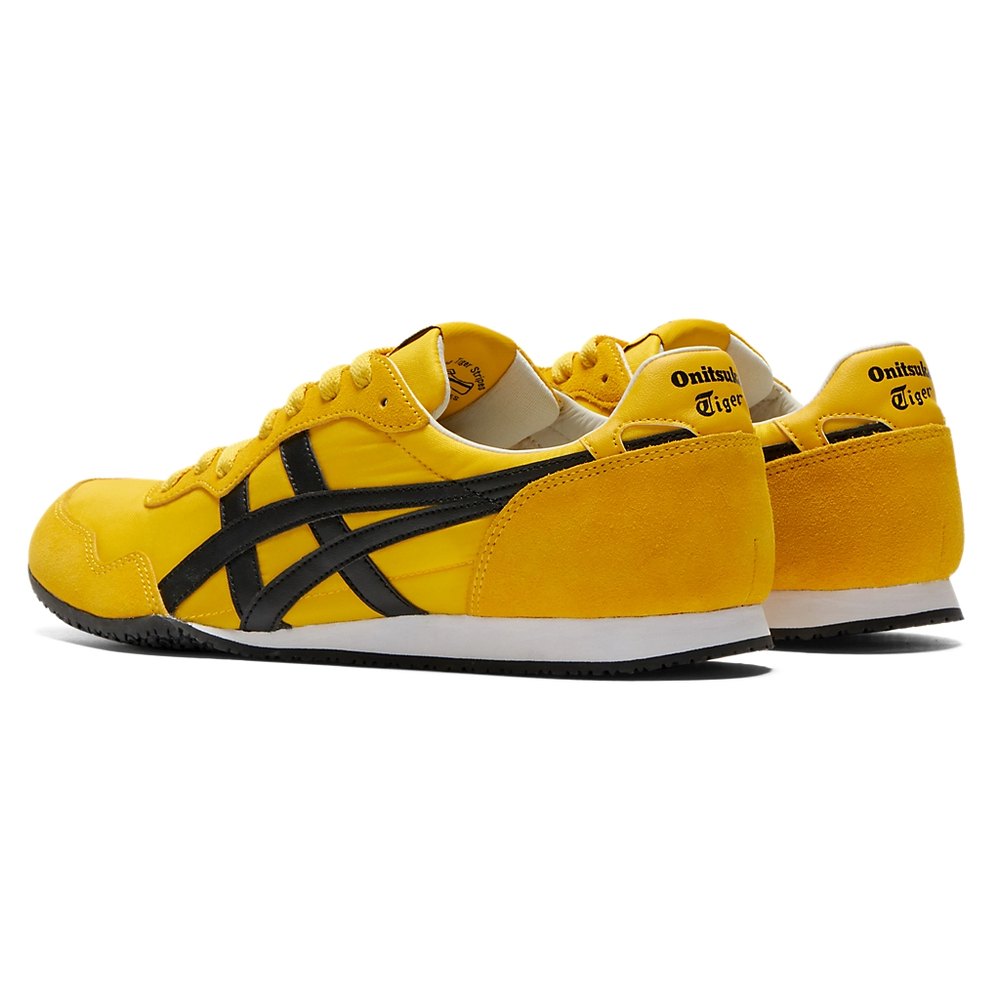 Onitsuka Tiger Serrano Amarillo con Negro - vista trasera