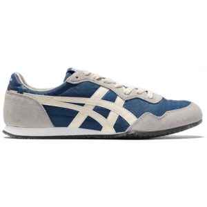 Onitsuka Tiger Serrano Azul con Blanco - vista lateral