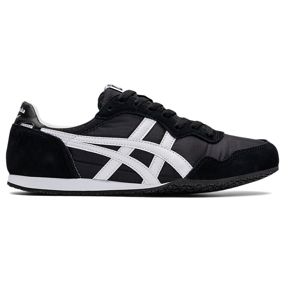 Onitsuka Tiger Serrano Negro con Blanco - vista lateral