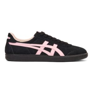 Onitsuka Tiger Tokuten Negro con Rosa - vista lateral