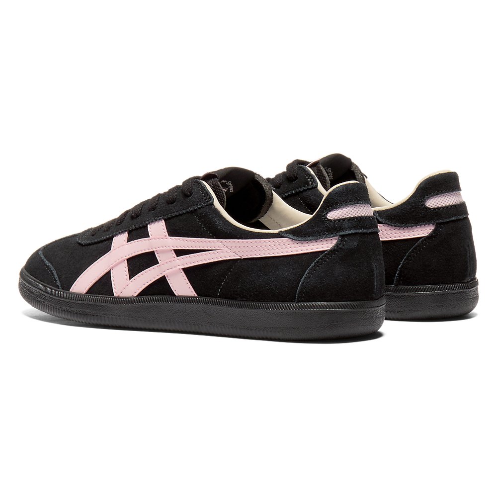 Onitsuka Tiger Tokuten Negro con Rosa - vista trasera