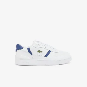Lacoste T-Clip Set Leather Blanco con Azul