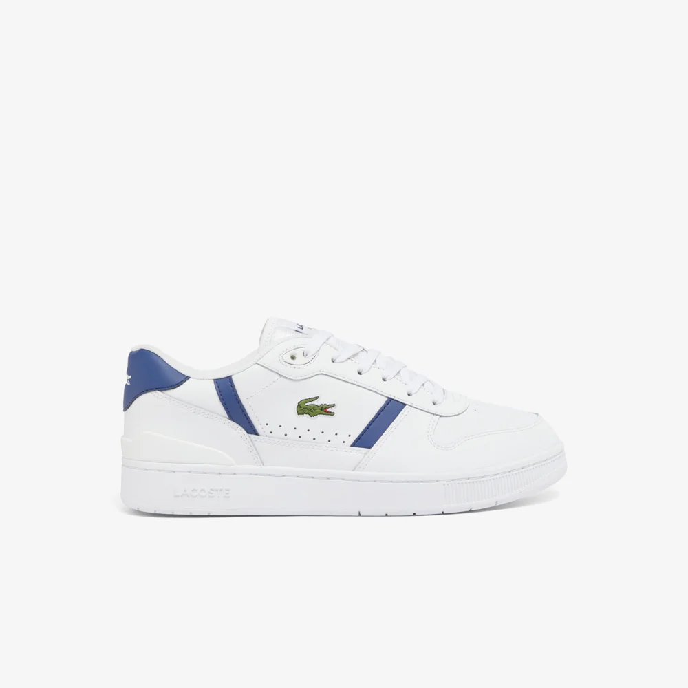 Lacoste T-Clip Set Leather Blanco con Azul