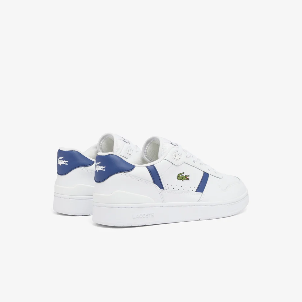Lacoste T-Clip Set Leather Blanco con Azul - Imagen 3